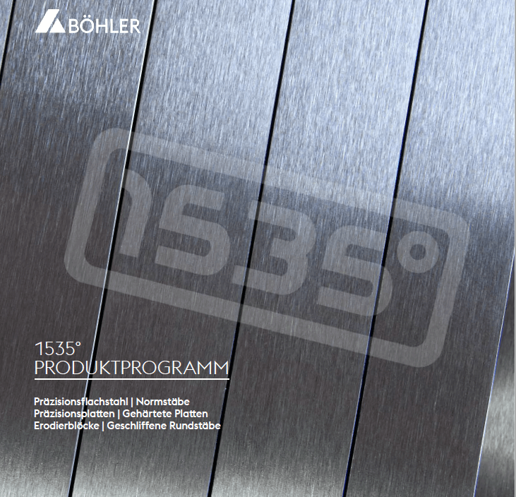 Titel Produktprogramm Böhler 1535